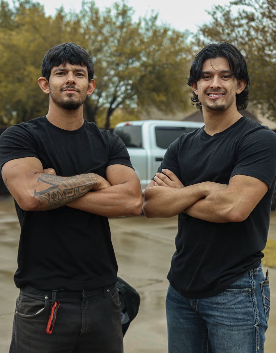 Caleb and Chris Jimenez — owners of Jimenez Carpentry
